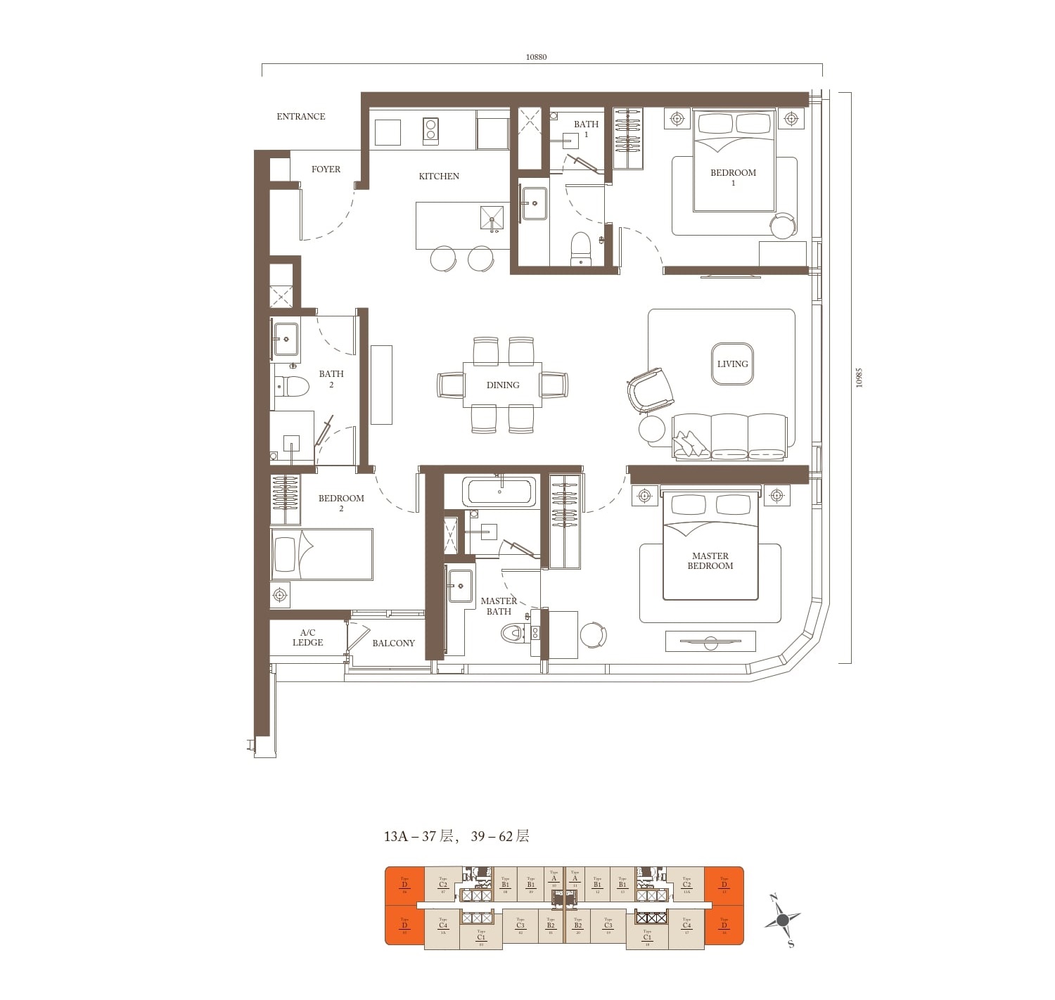 pavilion-square luxury-residences type-c3 image